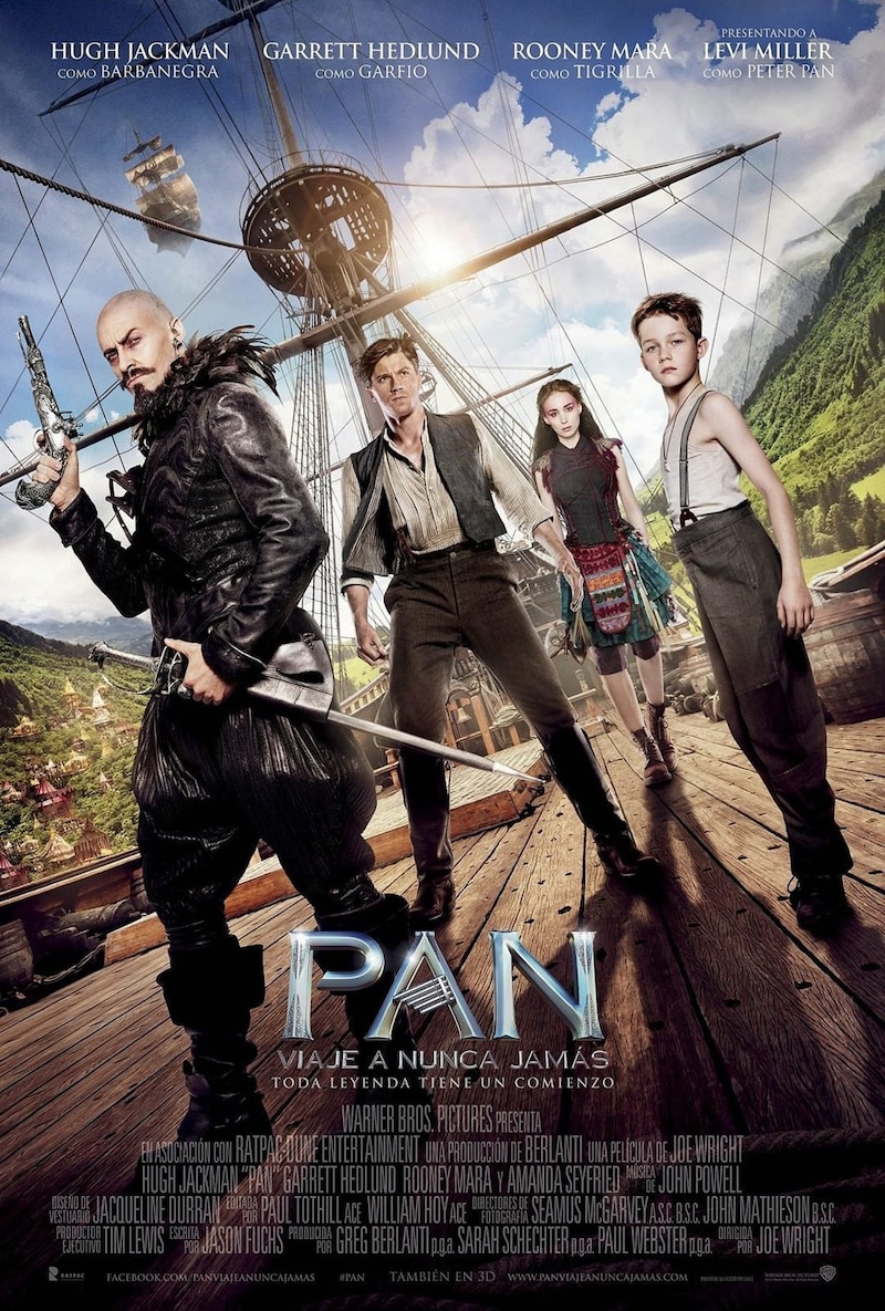 Pan: Viaje a Nunca Jamás Película completa - Ver en streaming o descargar -  CHILI