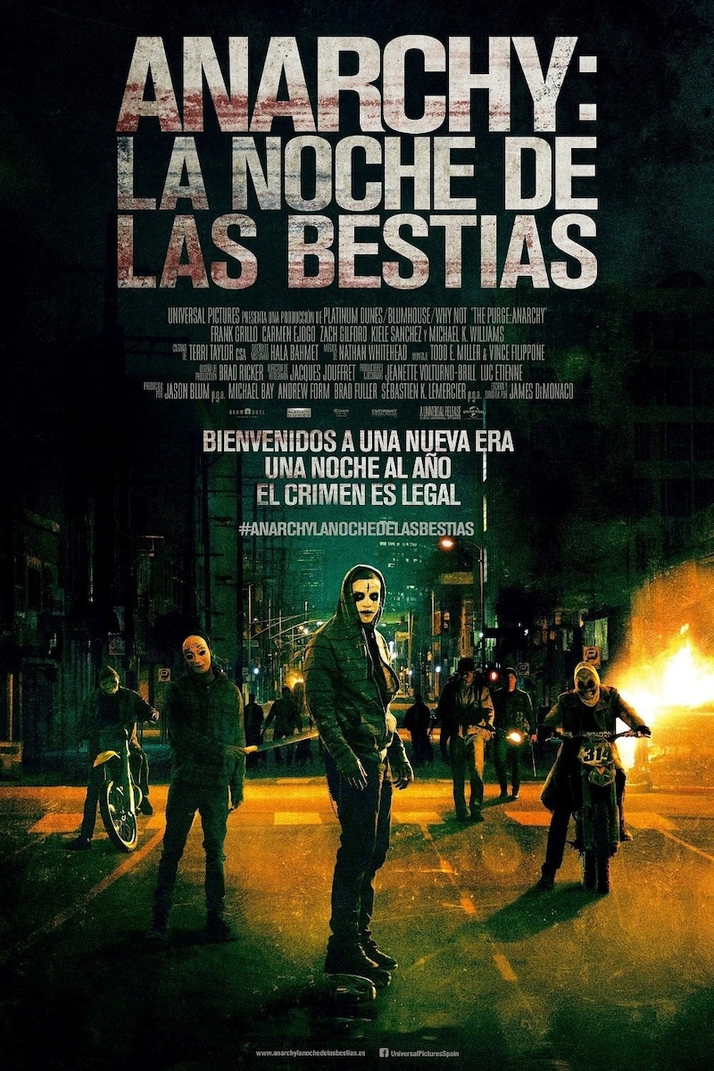 Anarchy: La noche de las bestias Película completa - Ver en streaming o  descargar - CHILI